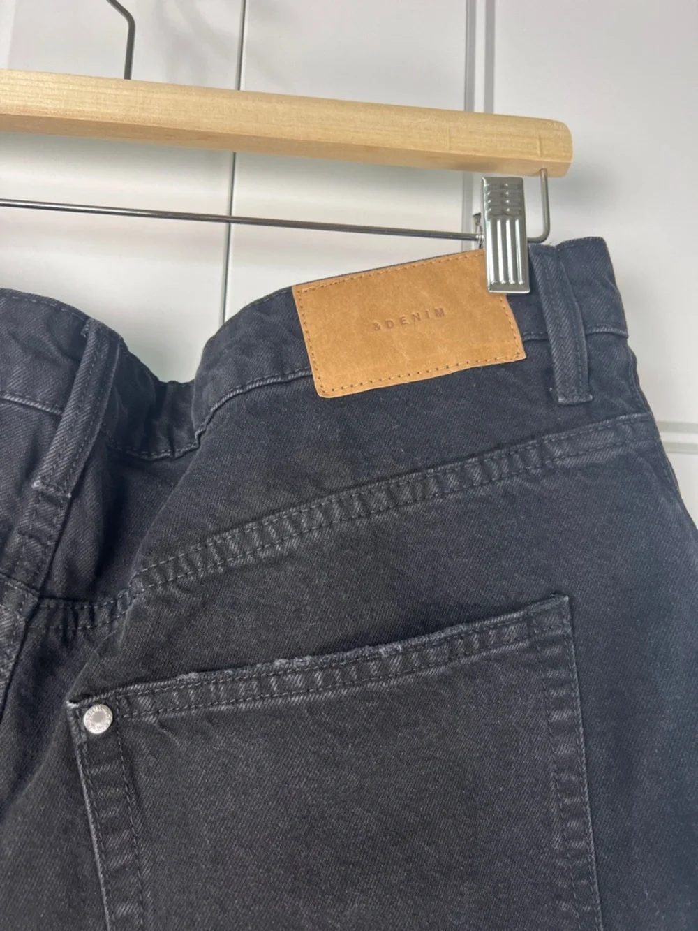 Bermuda Baggy High Denim shorts